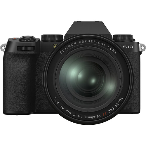Fujifilm X-S10 Kit (XF 16-80mm f/4 R OIS WR) Black