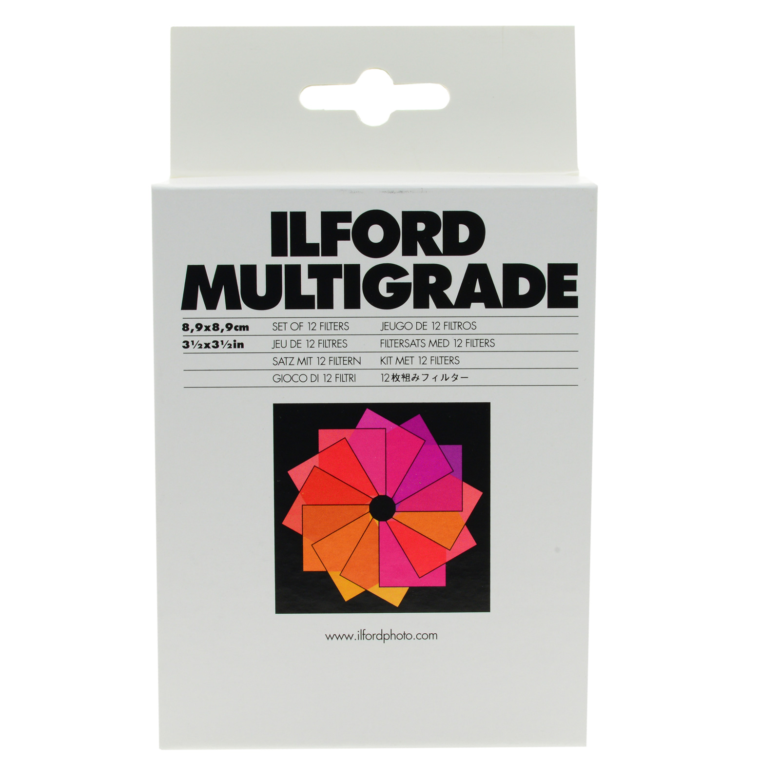 Набор фильтров Ilford для мультиконтрастной печати  8,9х8,9