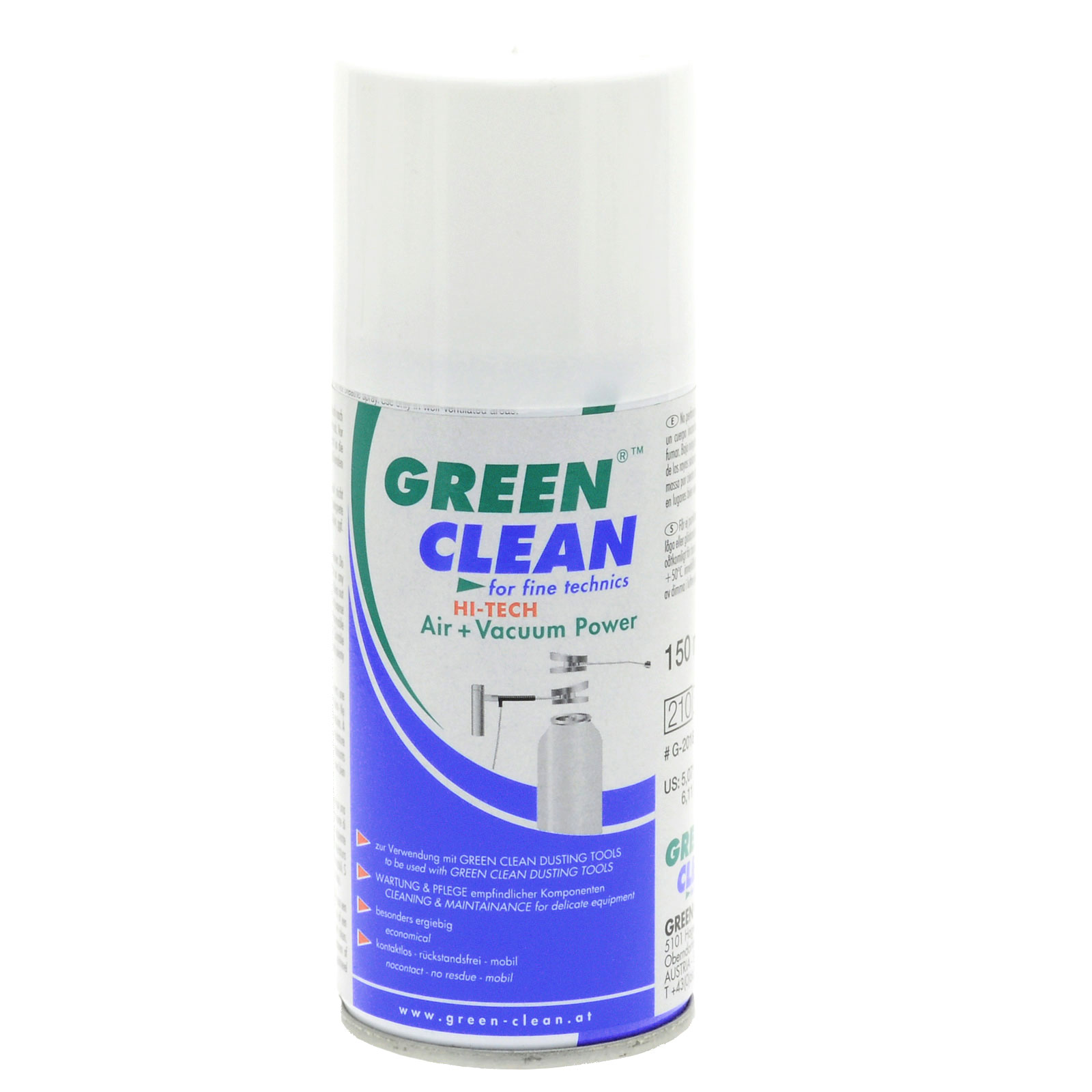 Очиститель фотооптики Green Clean G-2016 марки HI TECH-AIR&VACUUM Power 150 мл 