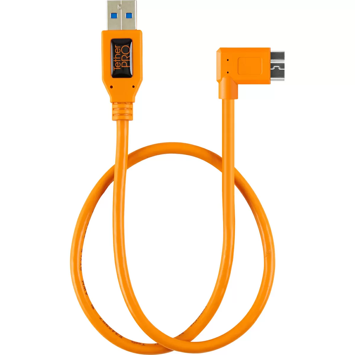 Кабель Tether Tools TetherPro USB 3.0 to Micro-B Right Angle 50cm Orange