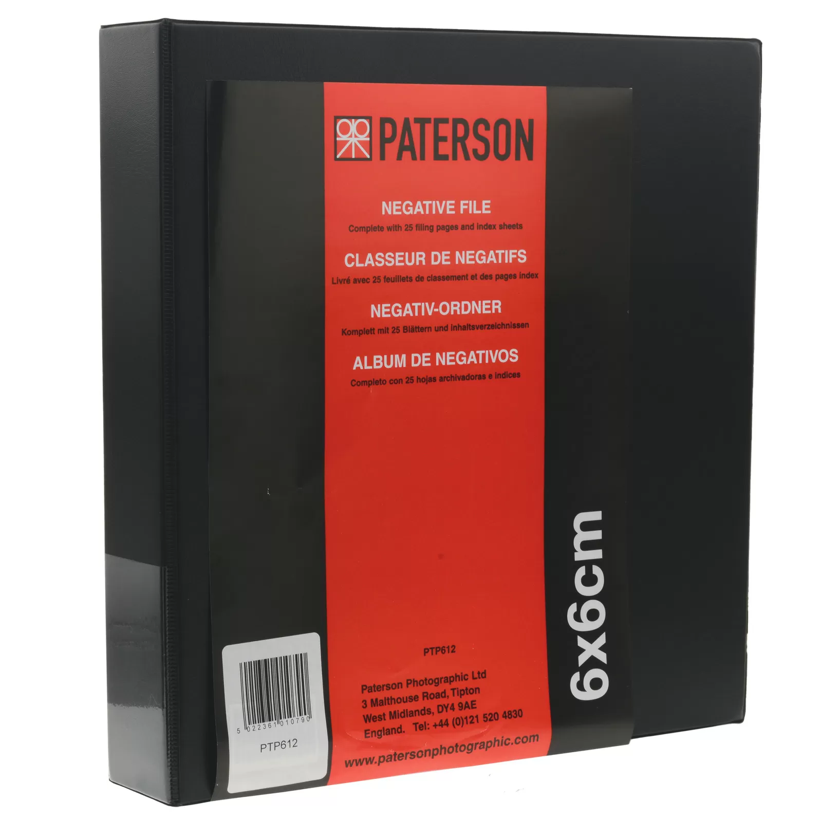 Папка  Paterson с файлами для 120 негативов/25 листов
